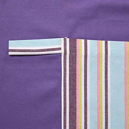 Homescapes Unisex Cotton Apron in Purple, Green, Blue or Orange – 2