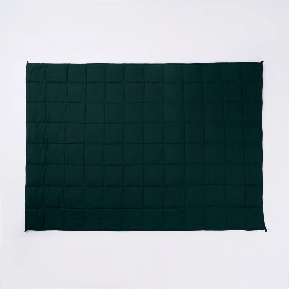 OHS Supersoft Sensory 10kg Weighted Blanket in Dark Green, W: 150 cm x L: 200 cm – 4