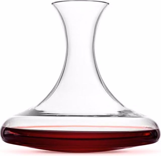 Final Touch Revolve Glass Wine Decanter with Stopper, 0.75 l, Transparent – 1