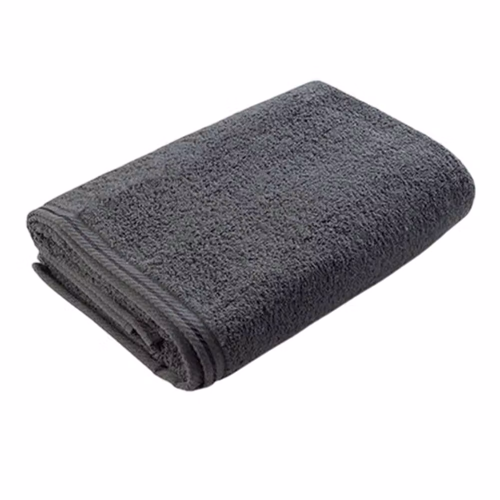 ARTG Dark Grey Cotton Terrycloth Beach Towel with Border – 2