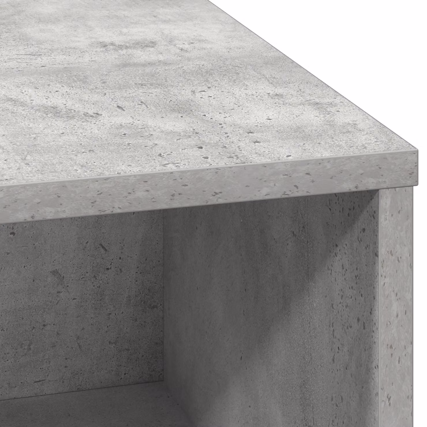 Berkfield Home Modern Sideboard in Concrete Grey with Integrated LED Lighting, W/D/H: 75 x 34.5 x 71 cm – 4