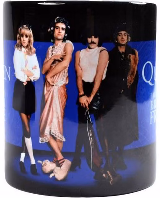 Queen I Want To Break Free Multicoloured Stoneware Mug