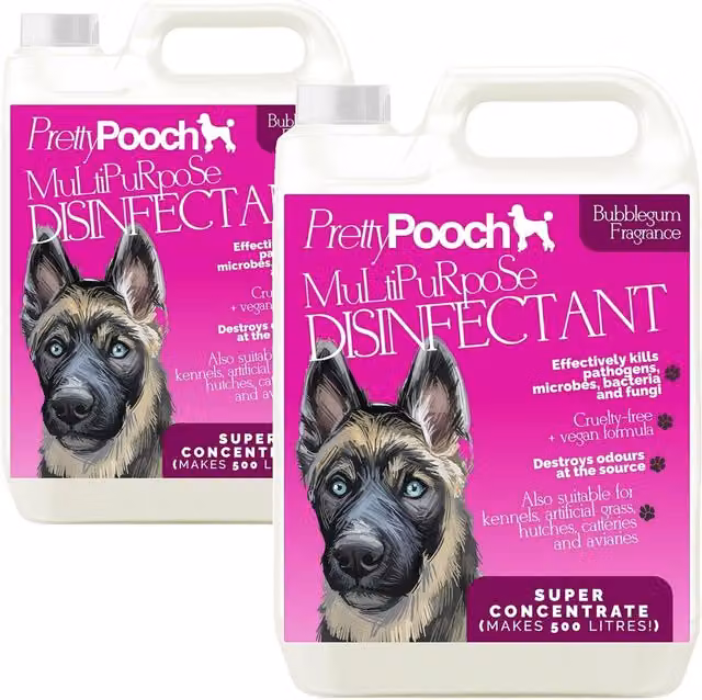 Pretty Pooch Bubblegum 3 in 1 Disinfectant, Cleaner and Deodoriser, Pink, 10 kg