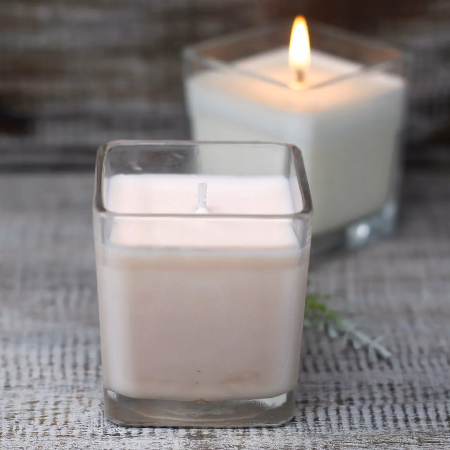 KDMD White Label Bamboo Soy Wax Jar Candle in Green – 2