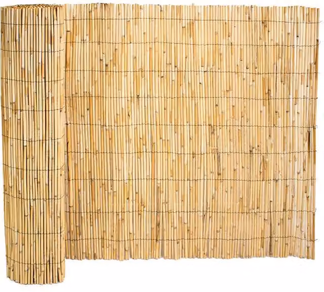 Primrose Woven Wood Mat in Brown, W/D/H: 200 x 200 x 200 cm