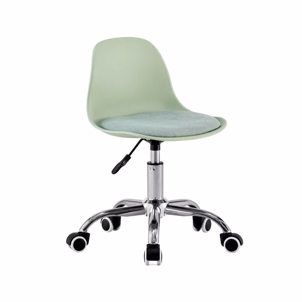 sweeek Children's Adjustable Task Chair with Castors and Chrome Base in Light Green – 2
