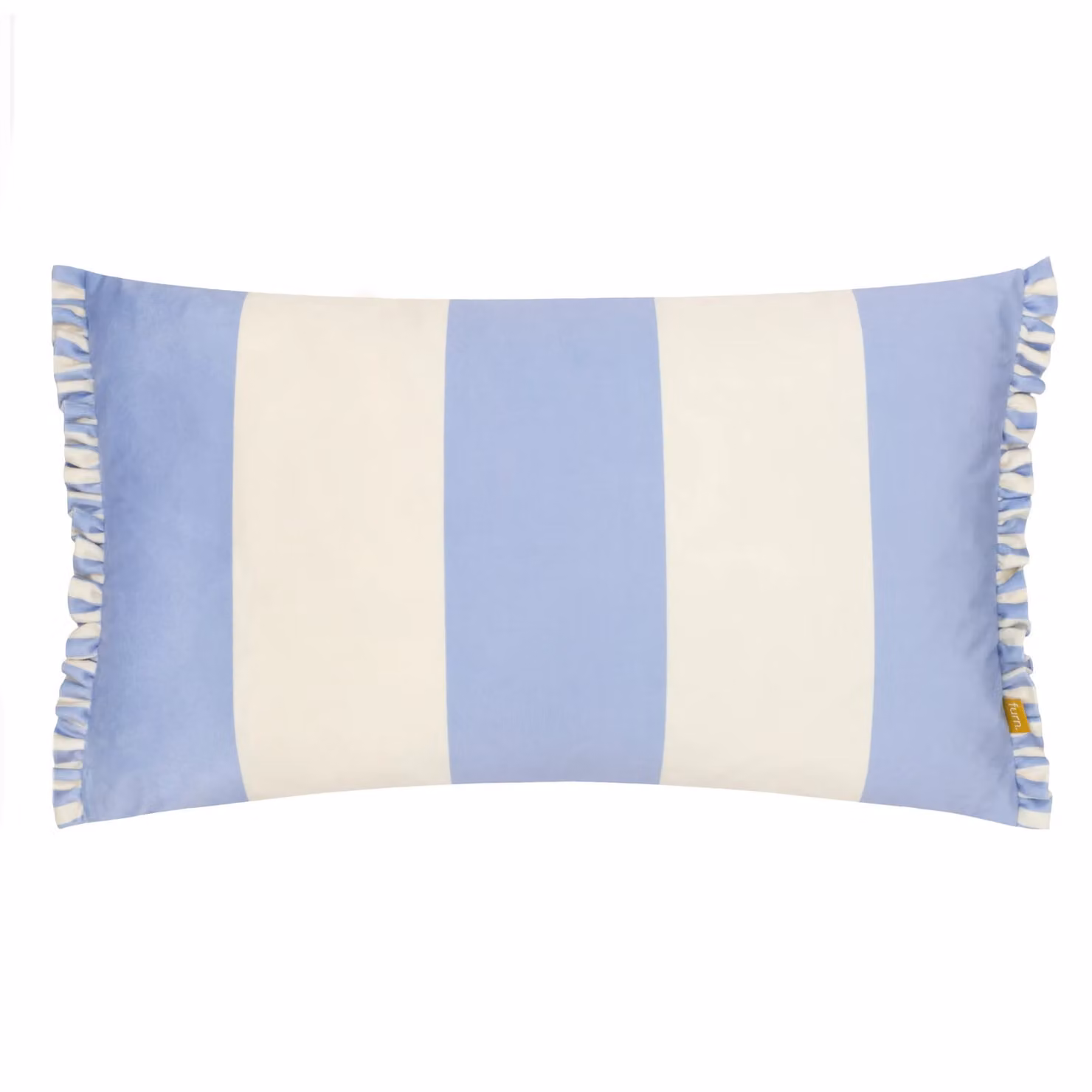 Riva Home Araya Blue Striped Velvet Rectangular Cushion with Removable Cover – 2