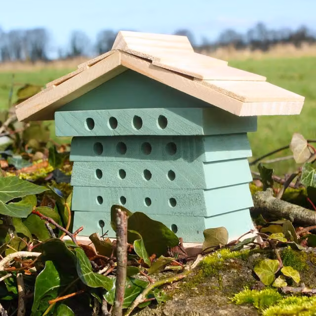 Wildlife World Green Wooden Bee Hive