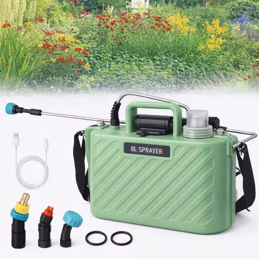 FLAVORA 8L Cordless Electric Knapsack Backpack Sprayer in Green – 2