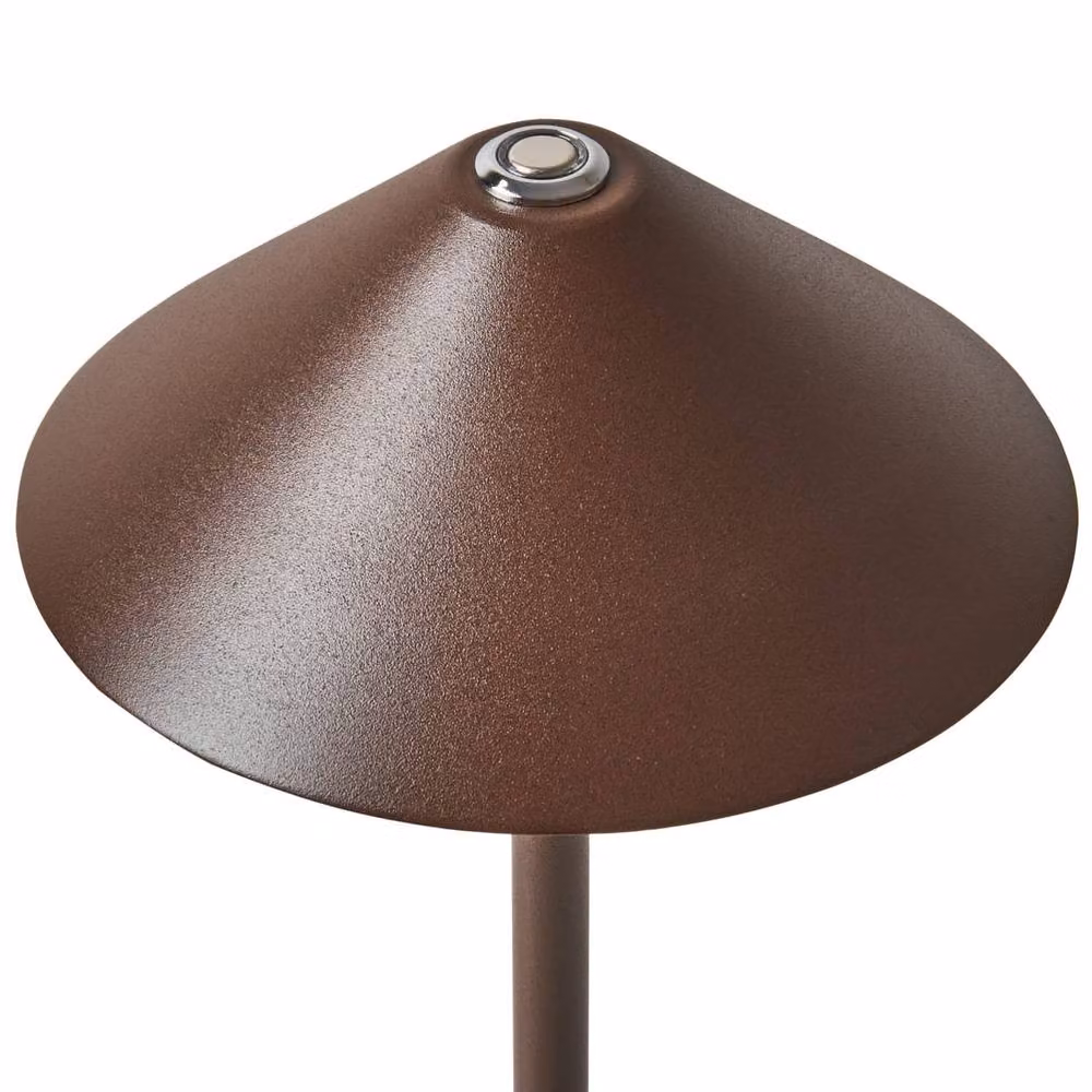 Wyld and Coco Brown Aluminium Modern Table Lamp with USB Charging and Touch Control for Indoor and Outdoor Use – 3