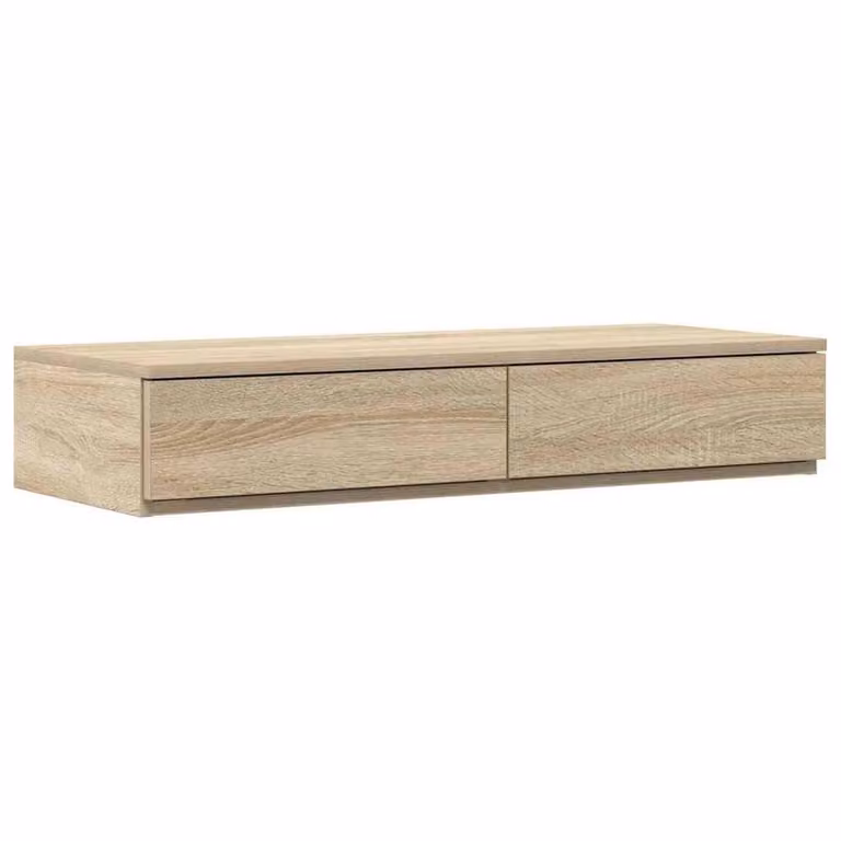 Berkfield Home Traditional Bed Drawers in Sonoma Oak, Beige, W/D/H: 90 x 36.5 x 16.5 cm