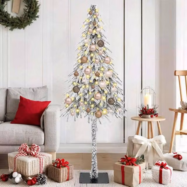 Berkfield Home White Christmas Tree with 150 LEDs, Height: 150 cm – 1