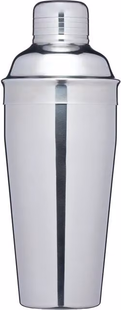 BarCraft 500 ml Stainless Steel Cocktail Shaker, Silver