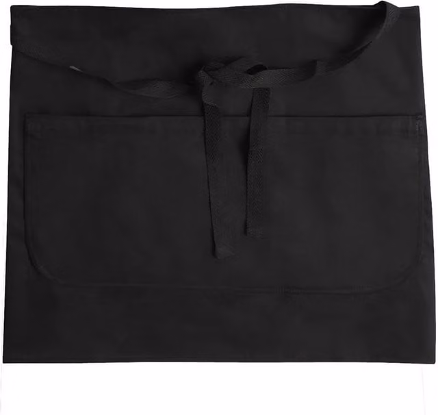 Dennys Pocket Bar Apron in Black W/D/H: 40.0 x 84.0 x 40.0 cm – 1