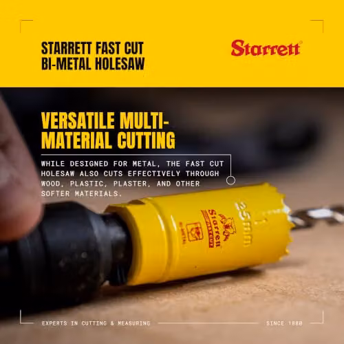 Starrett Bi-Metal Hole Saw, 29mm, Yellow – 2