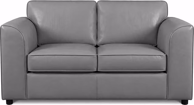 Furnishings For Less UK Danbury 2 Seater Leather Sofa in Black, Brown or Grey