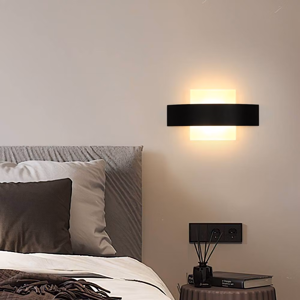 Pheashine Black Modern LED Wall Light, 12W, 4500K, Up and Down Lighting, 32 cm – 2