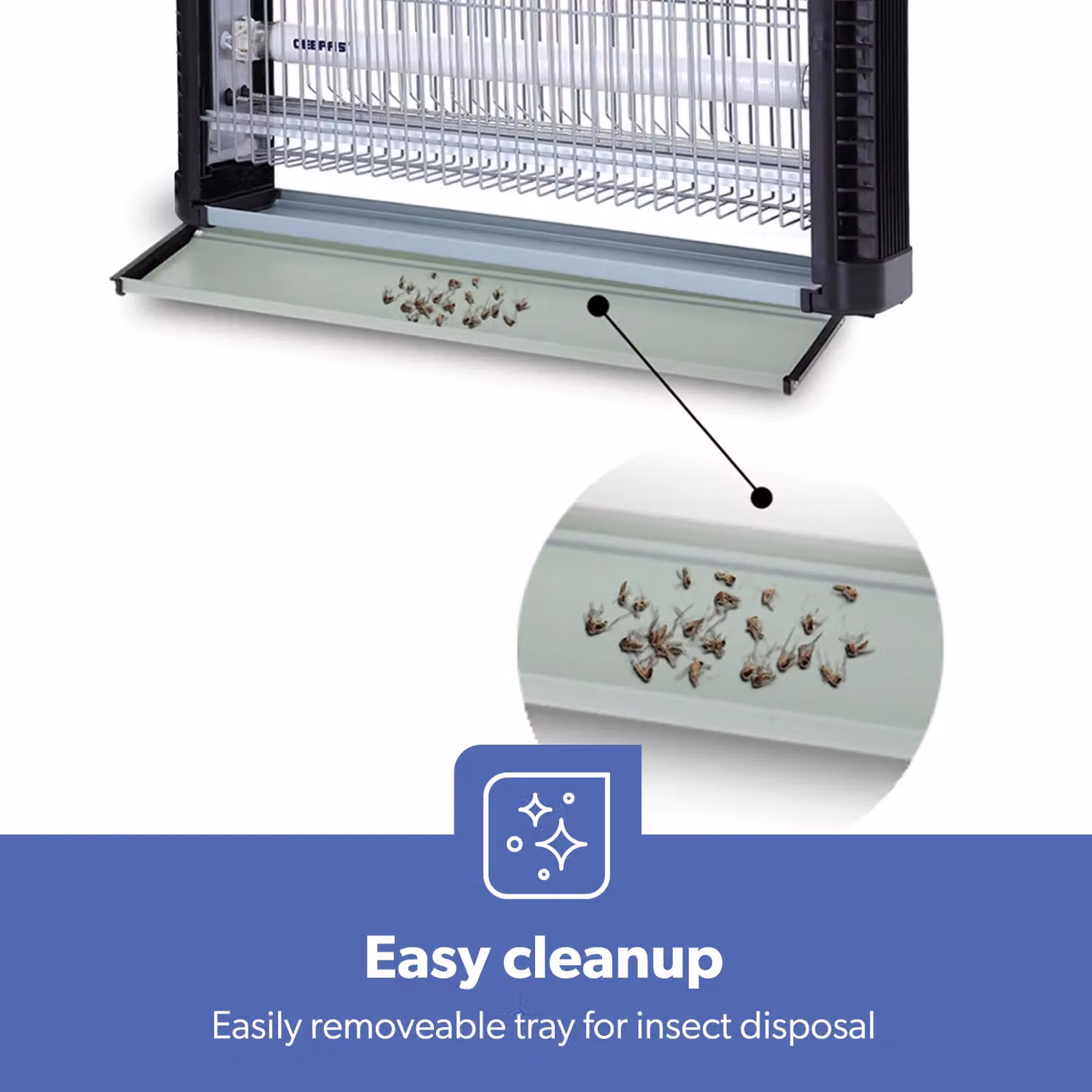 Geepas 20W UV Light Insect Killer Fly Zapper in White and Multicolour – 4