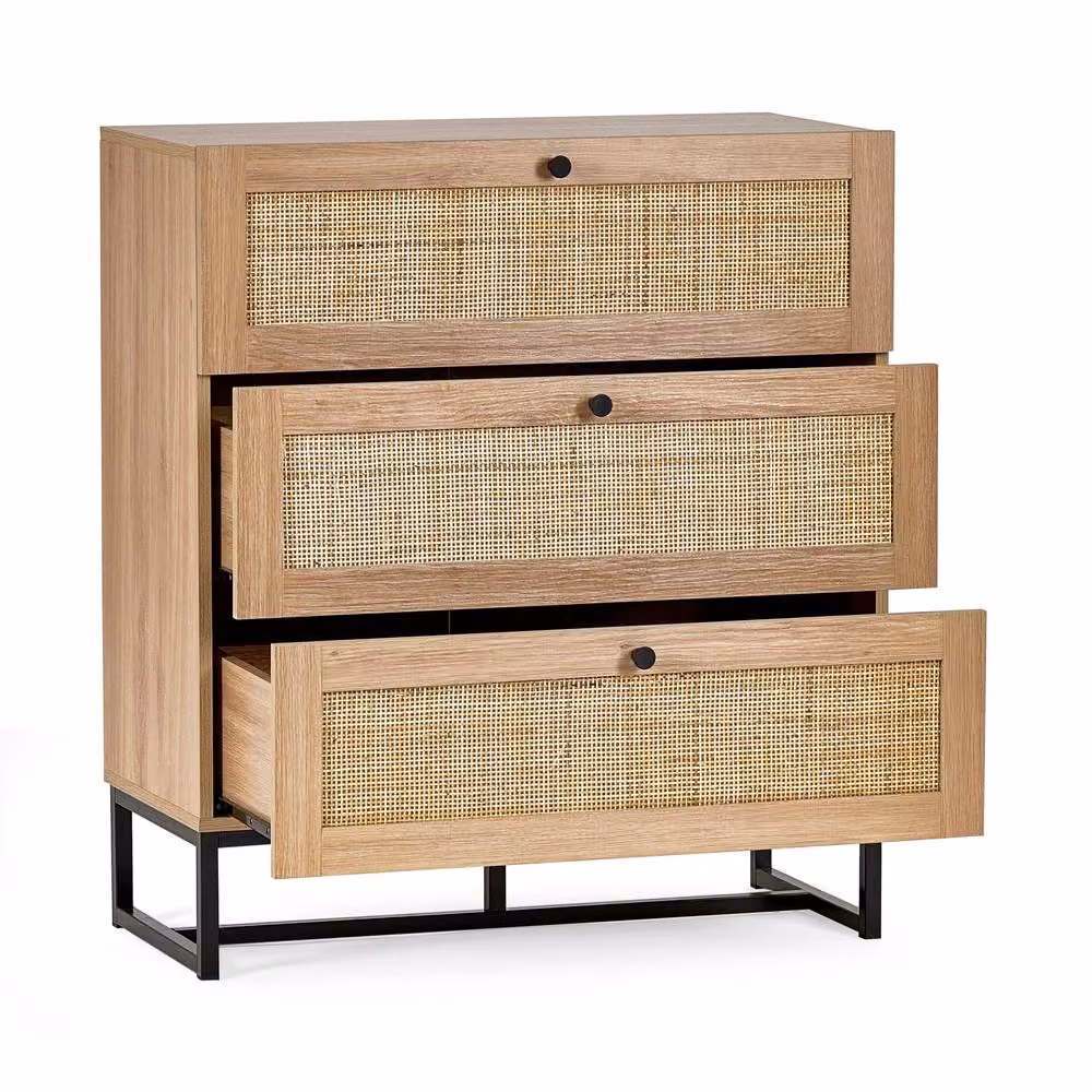 Cheshire Trelawny 3 Drawer Chest in Brown Oak – 2