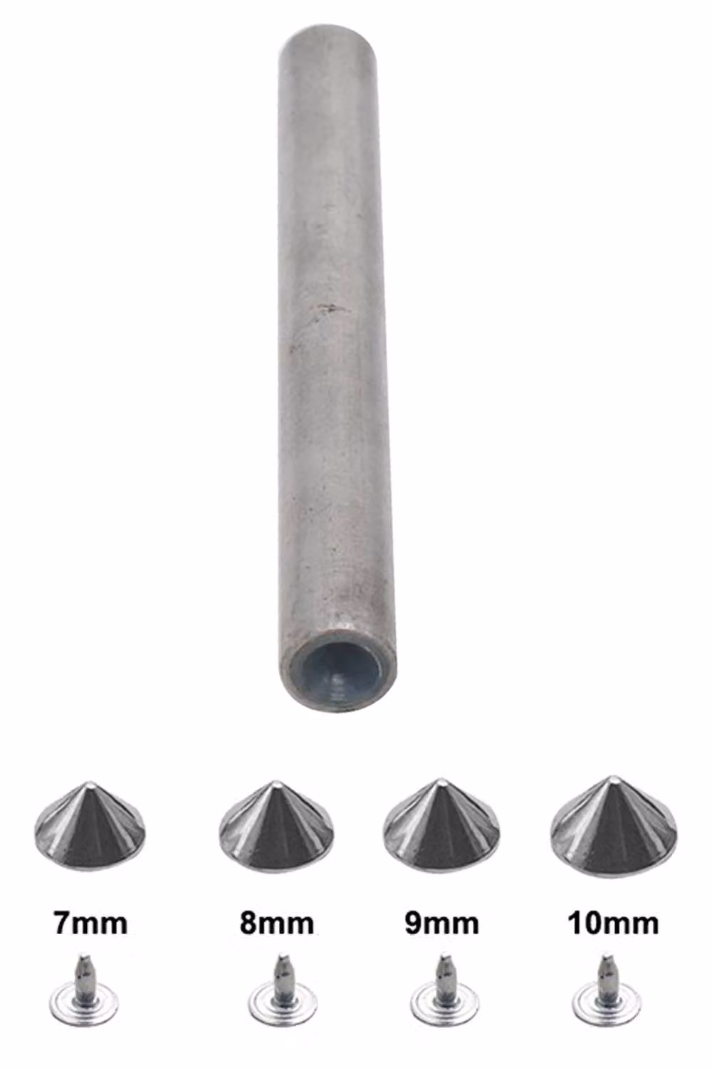 Neel Blue 6mm Punk Shape Pin Type Stud Hand Tool in Silver and Blue – 2