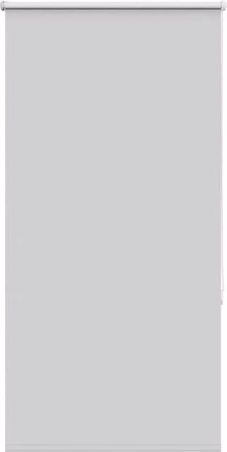 Berkfield Home Blackout Roller Blind in Light Grey, Thermal Insulating Polyester, W: 85 cm, H: 175 cm