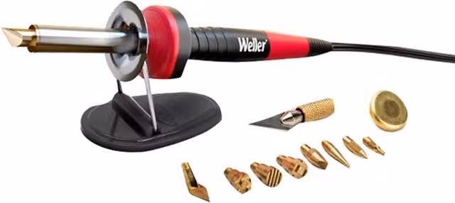 Weller 15 Piece Woodburning Project Kit with UK Mains Plug, Multicolour