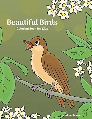Beautiful Birds Colouring Book for Kids by Independently Published, Multicolour