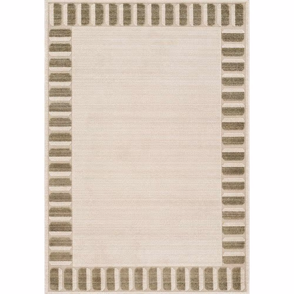 Livabliss Fifth Avenue Deco Border Rug in Grey and Beige, W/D/H: 153 x 220 cm – 2