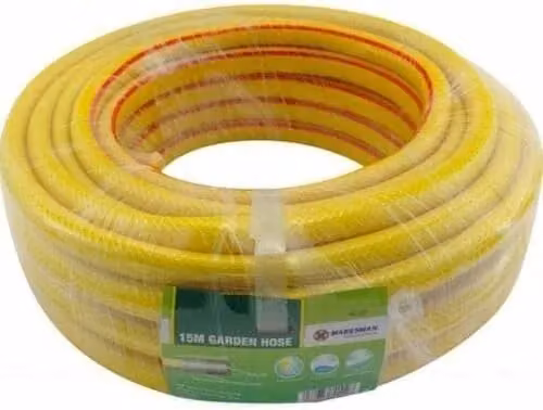 MantraRaj 15m Heavy Duty Professional Yellow Reinforced Garden Hosepipe – 2