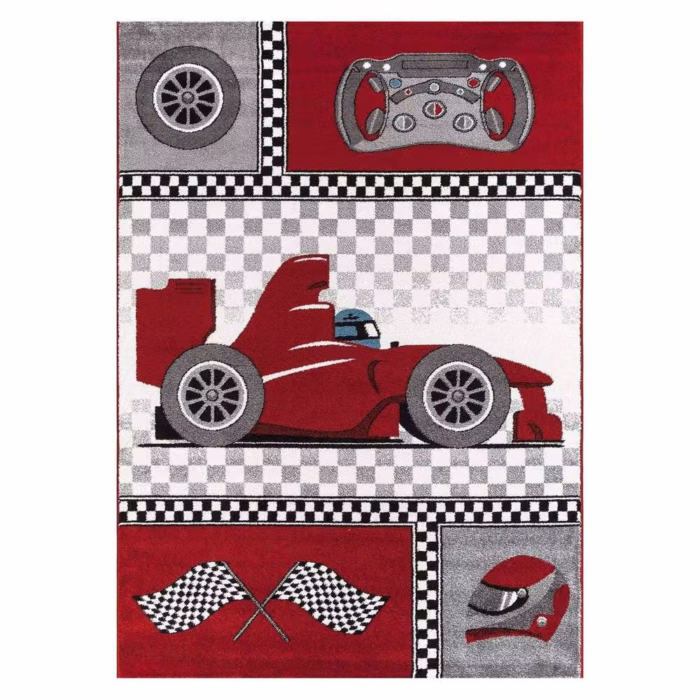 Bravich LTD Red Cars Kids Rug, W: 160 cm, D: 230 cm – 3
