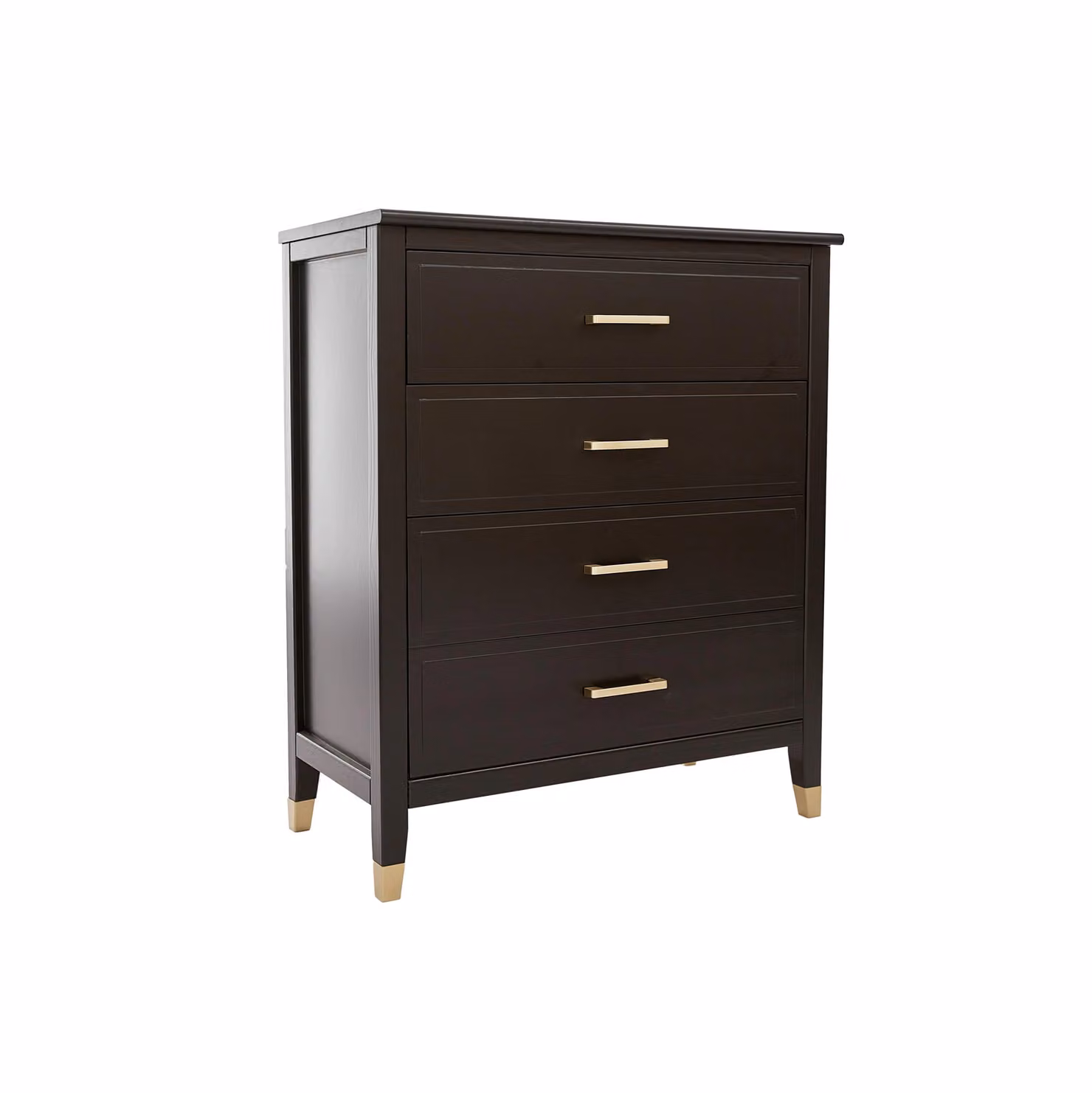 Cabinet Bits Palazzi 4 Drawer Chest of Drawers in Matt Black Metal – 2