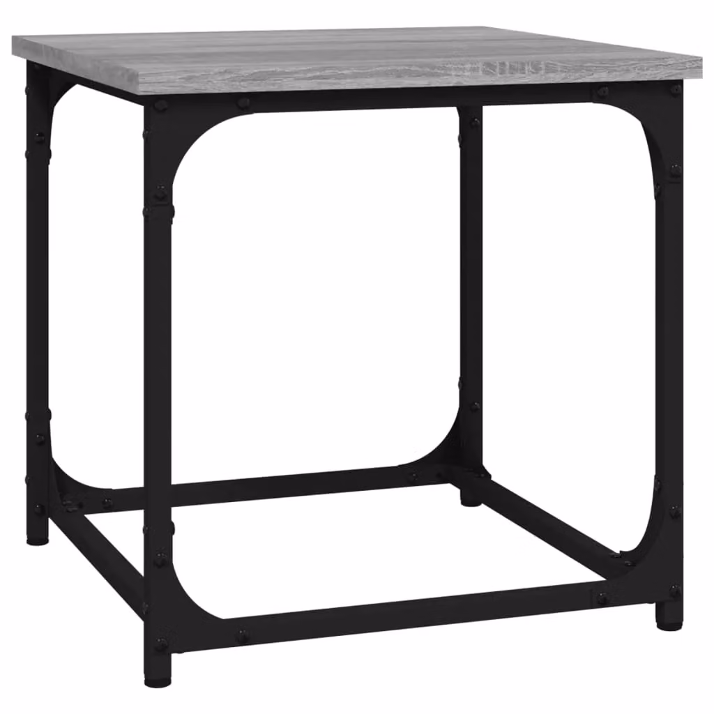 Berkfield Home Grey Sonoma Side Table, W/D/H: 40 x 40 x 40 cm – 2