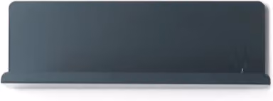 Mustard Made The Ledge In Slate Small Wall Mounted Metal Shelf, Grey, W/D/H: 35 x 13 x 12 cm