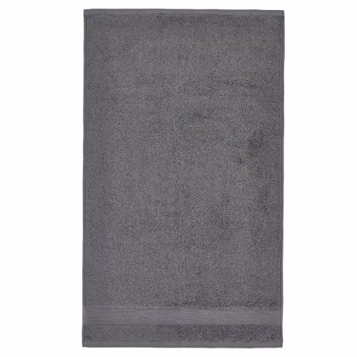Catherine Lansfield Grey Cotton Hand Towel – 4