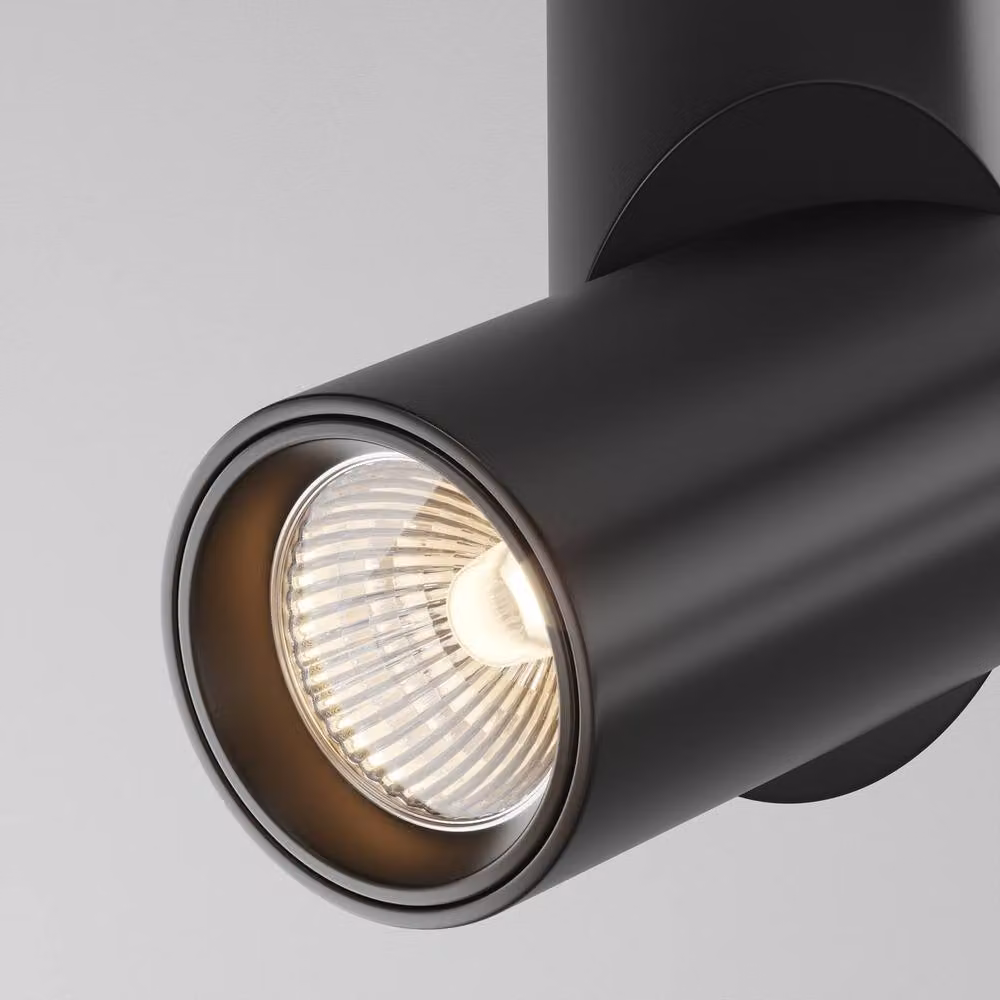Maytoni Dafne Adjustable LED Surface Mounted Downlight, Black, 3000K Warm White – 2