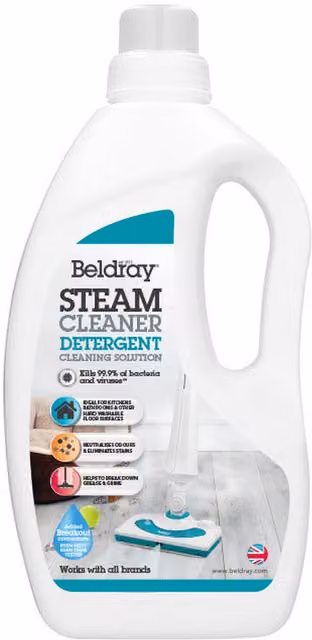 Beldray Steam Cleaner Detergent in White