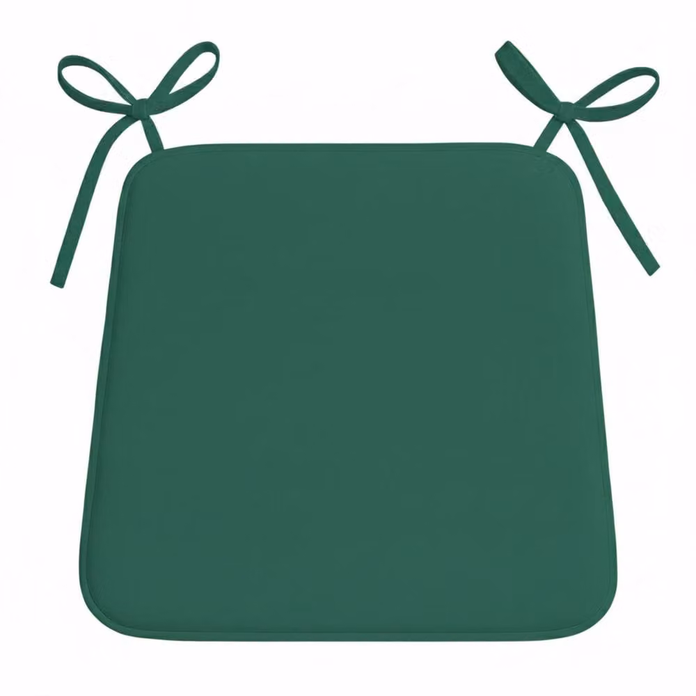 Snug City Green Foam Seat Pad with Ties for Dining and Kitchen Chairs – 2