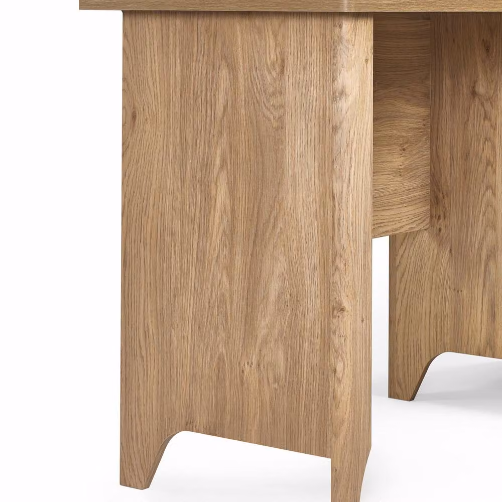 Cheshire Signature Melrose Modern Oak Writing Desk in Light Oak – 4