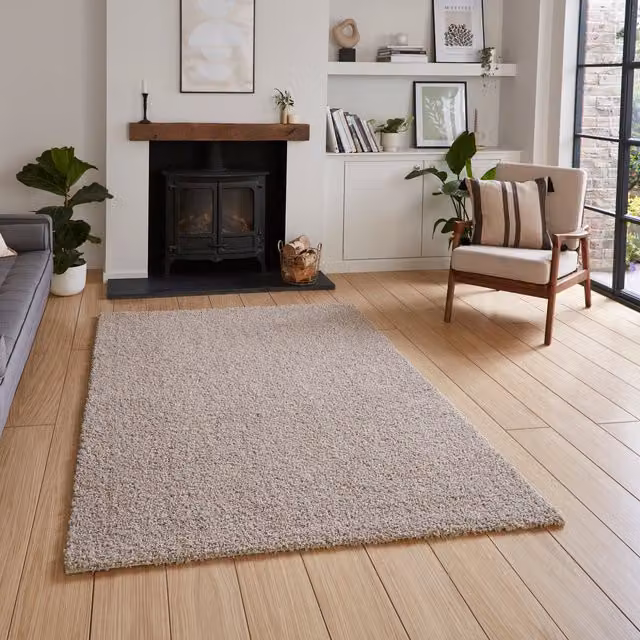 Terrys Bali 950 Recycled Rectangular Machine Woven Rug in Beige