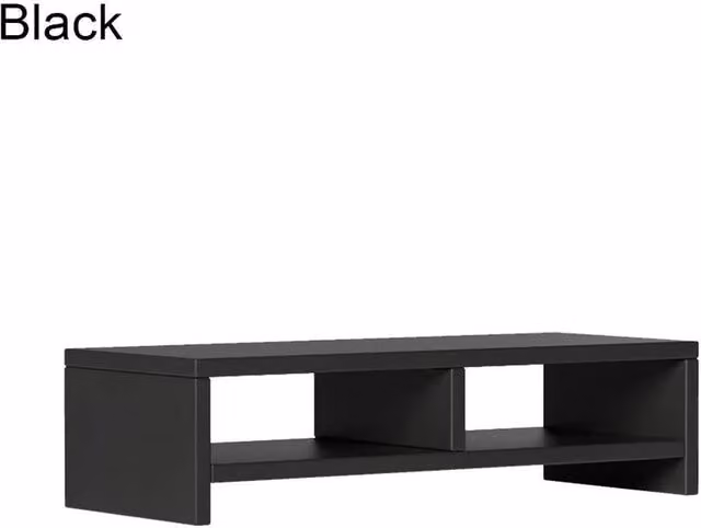 Kelvenix Black 2 Tier Large Computer Desktop