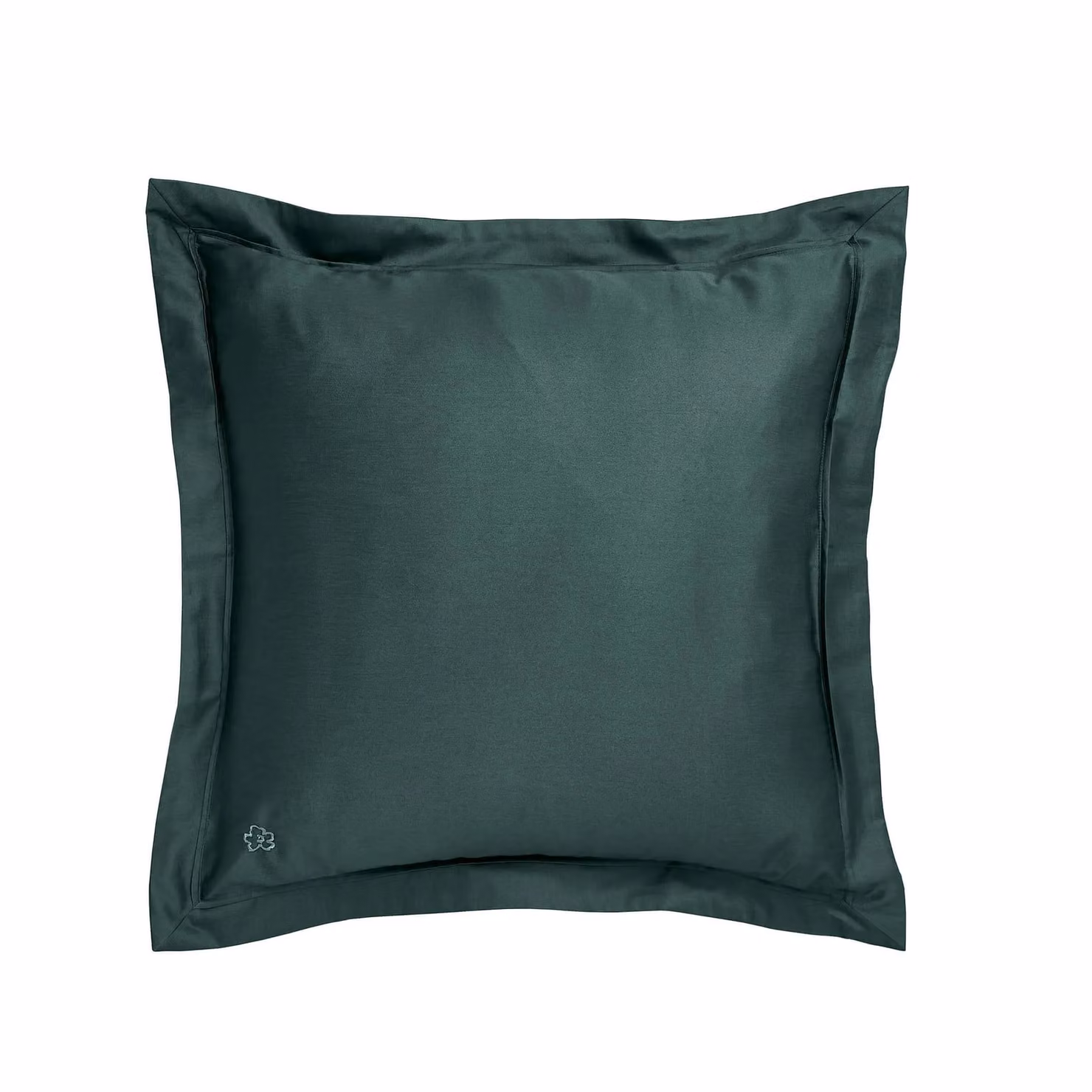 Ted Baker 250 Thread Count Plain Dye Mako Satin Cotton Square Oxford Pillowcase in Green – 3