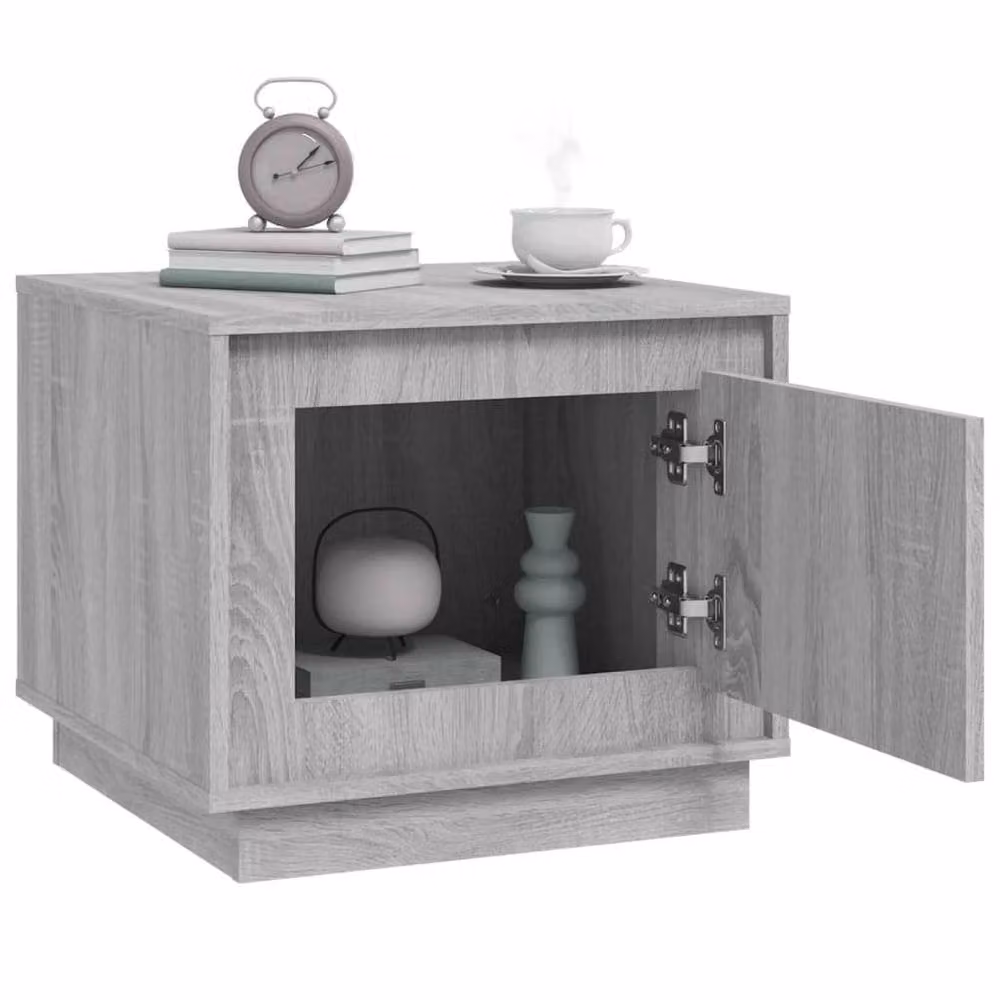 Berkfield Home Grey Sonoma Coffee Table, W/D/H: 51 x 50 x 44 cm – 2