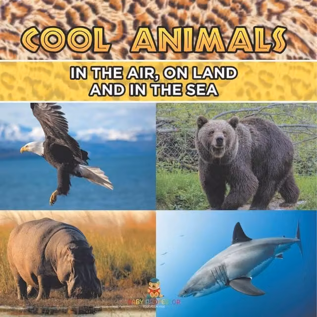 Baby Professor Cool Animals: In The Air, On Land & In The Sea Multicolour Paperback Book