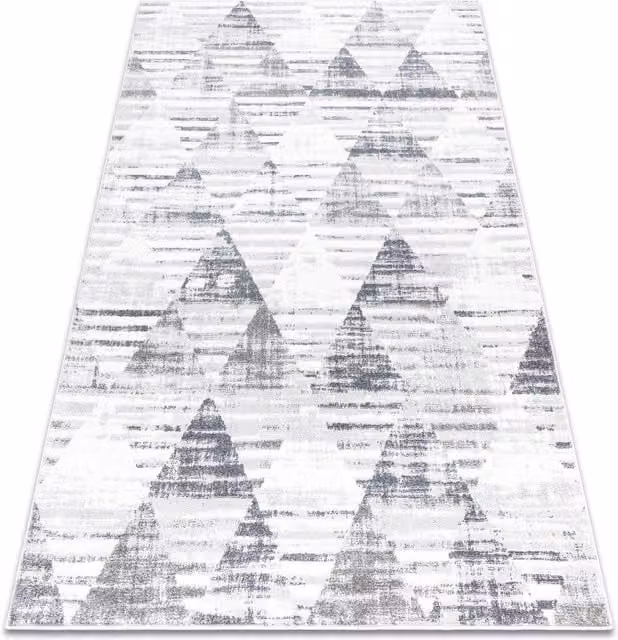 RugsX Poli 9051A Modern White Rectangular Rug, W: 120 cm, L: 170 cm