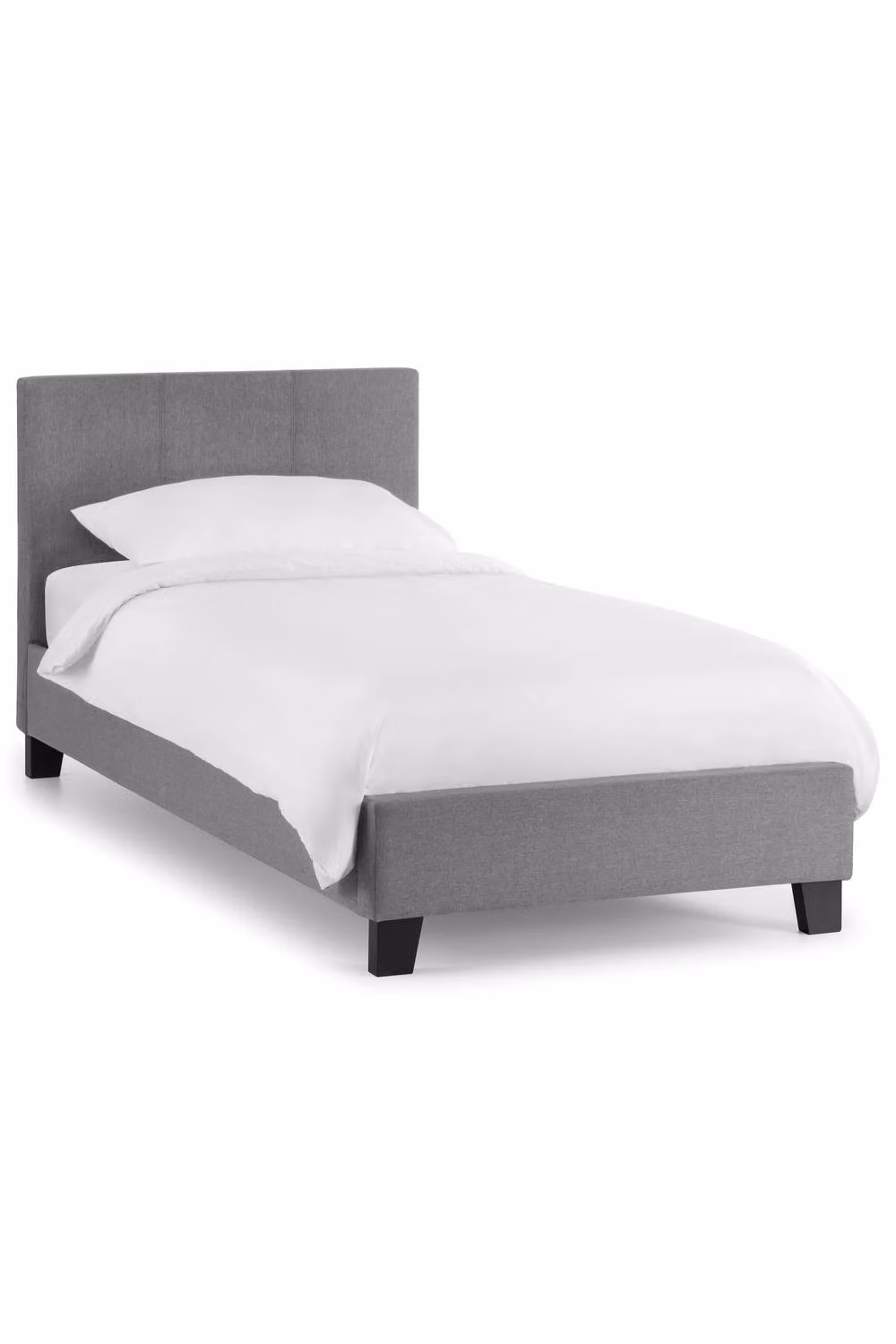 Julian Bowen Rialto Modern Upholstered Fabric Bed in Grey, W/D/H: 180 x 200 cm – 2