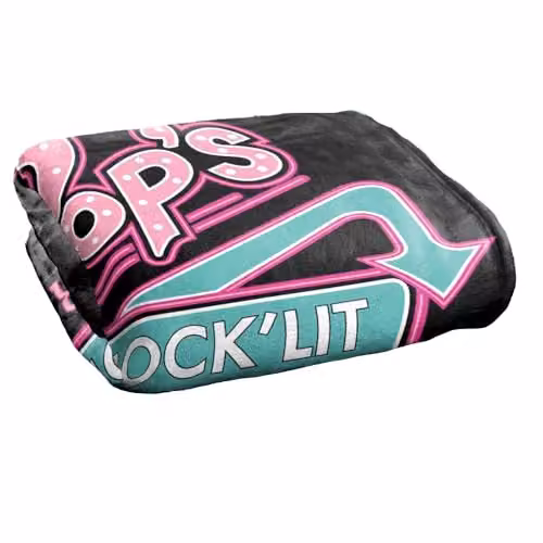 Riverdale Pop'S Chock'Lit Shop Silky Touch Super Soft Fleece Throw Blanket, White, W/D/H: 152 x 127 cm – 5