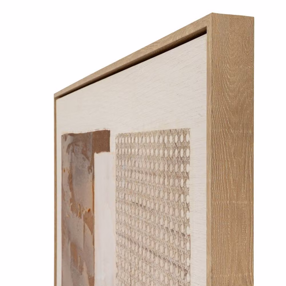 Lemon Pavilion Furniture and Decor Sedora Hand Painted Abstract Canvas in Wood Frame, Multi-colour, W80 x H120 cm – 3