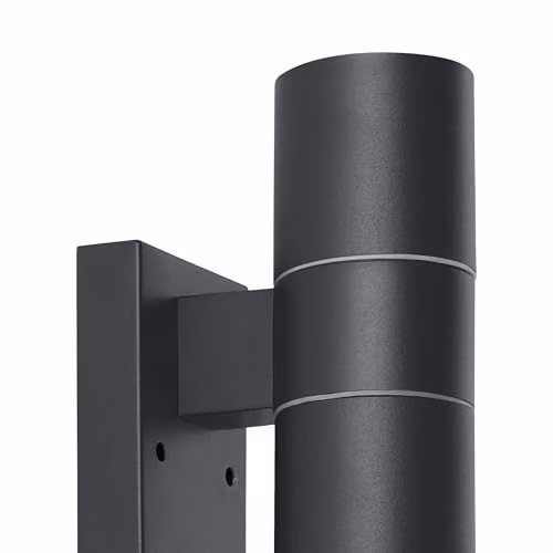Eglo Riga 5 Metal IP44 Outdoor Wall Light with Motion Sensor in Black or Anthracite Grey – 4
