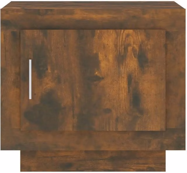 Berkfield Home Decorative Coffee Table in Smoked Oak Brown, W/D/H: 51 x 50 x 45 cm – 1