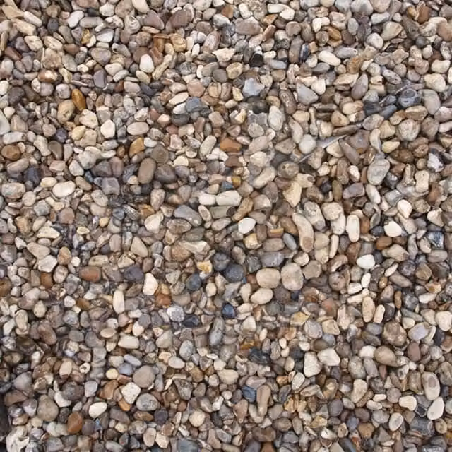 Buttercup Farm Oyster Pearl Premium Stone Aggregate Bulk Bag, White and Multicolour Gravel, 850 kg – 1